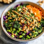 Asian Edamame Peanut Crunch Salad