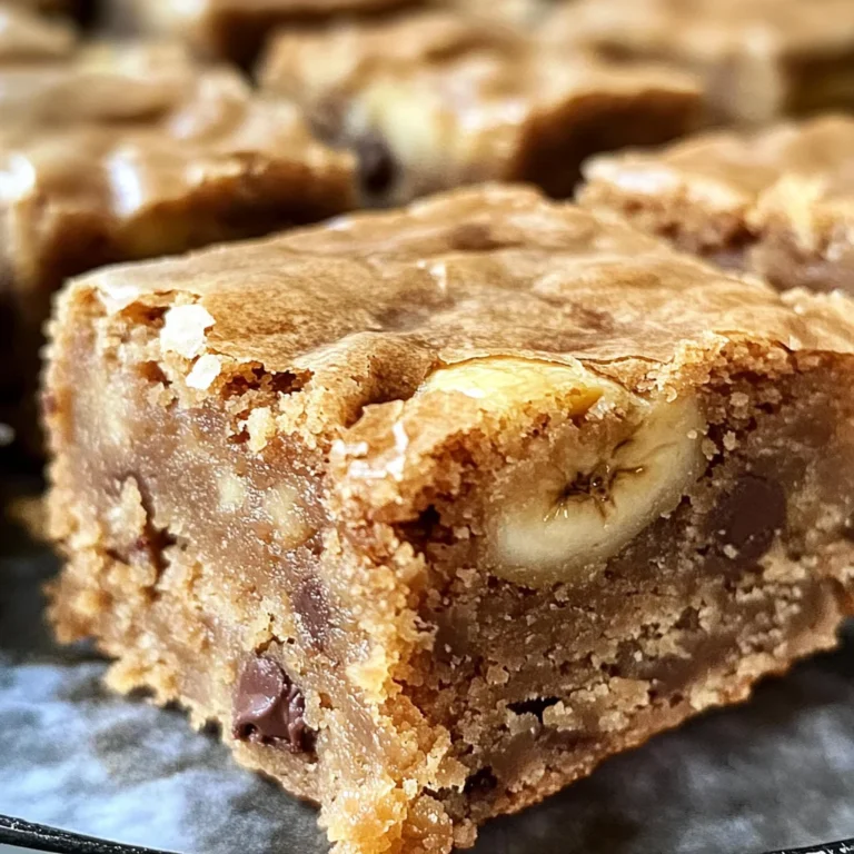 Banana Blondies: 7 Simple Banana Dessert Recipes to Love