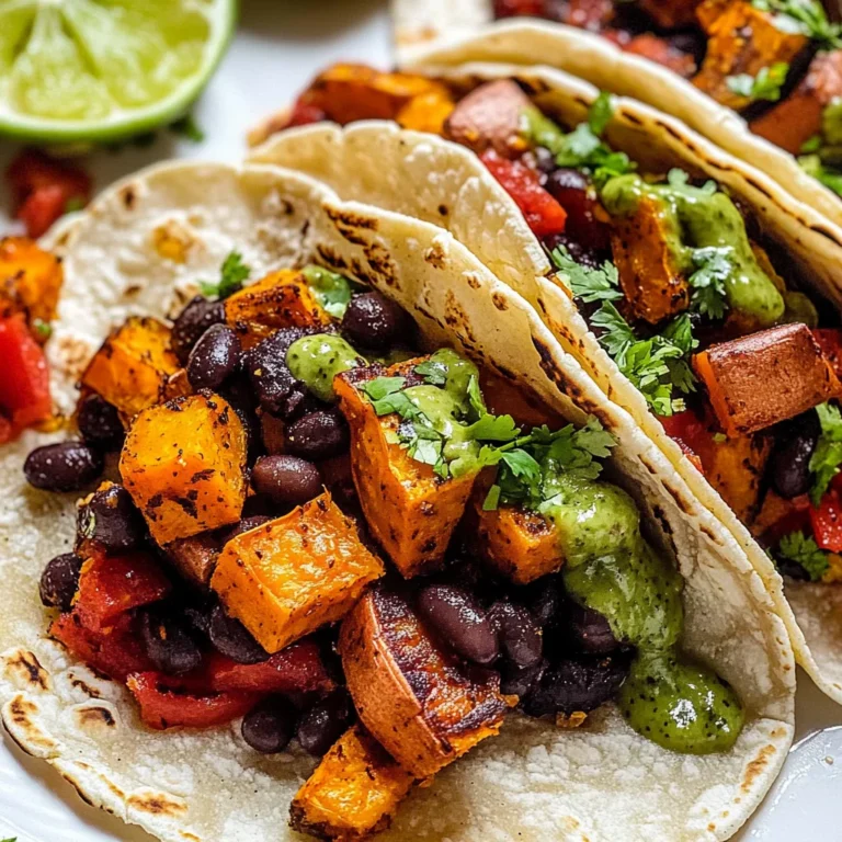 Black Bean Sweet Potato Tacos Recipe