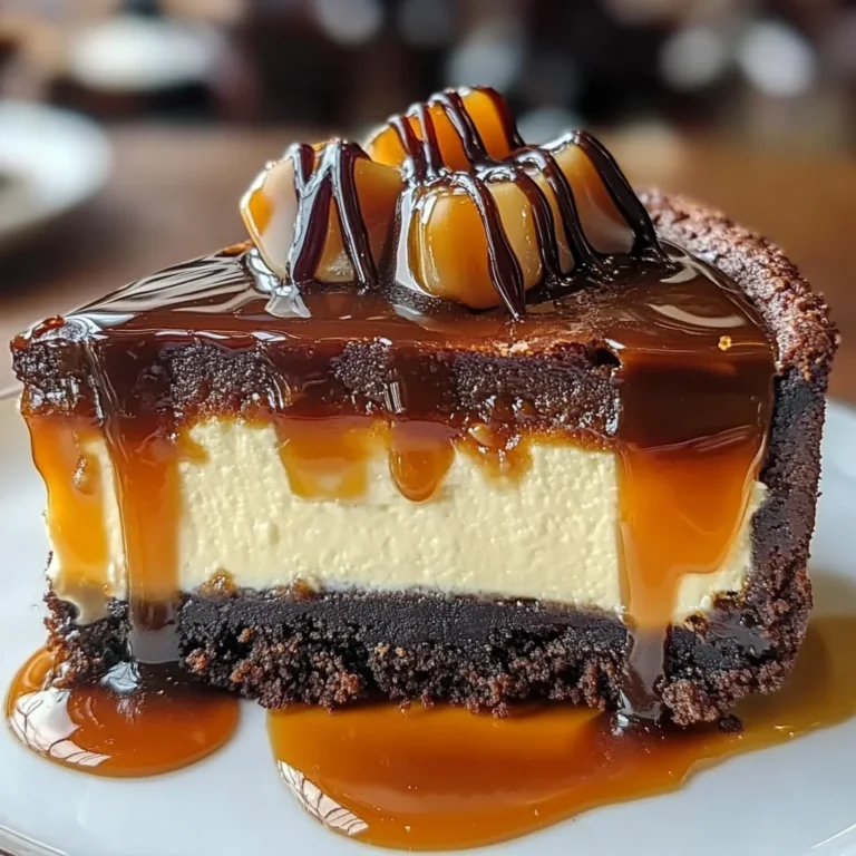 Caramel Brownie Cheesecake