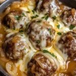 Crock Pot French Onion Meatballs