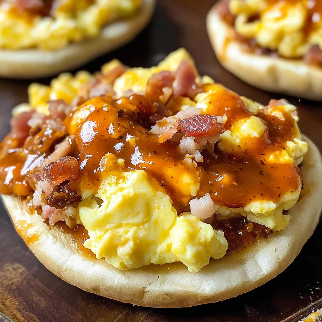 English Muffin Breakfast Pizzas