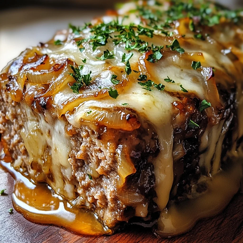 French Onion Meatloaf