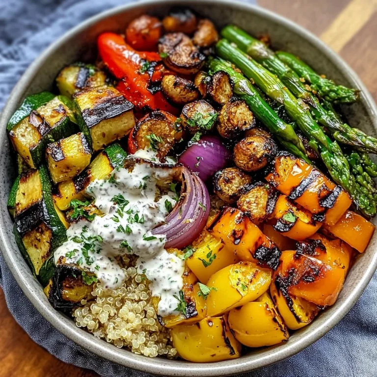Grilled Veggie Bowl with Quinoa