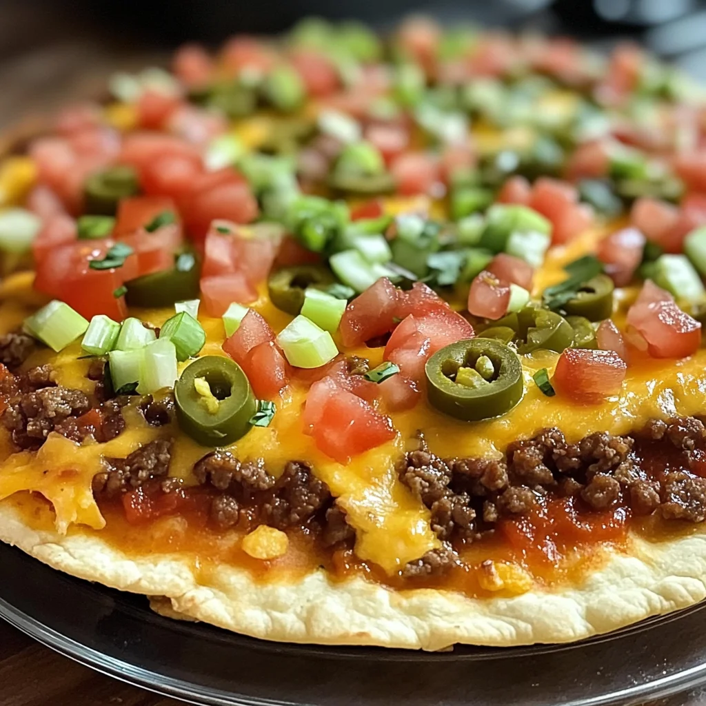 Homemade Mexican Pizza