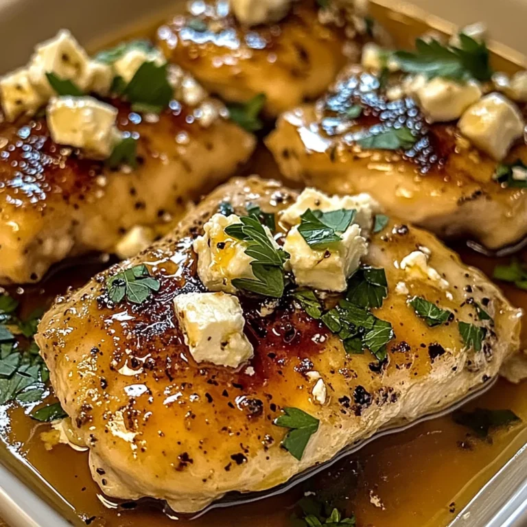 Hot Honey Feta Chicken Dish: A Deliciously Spicy and Savory Recipe