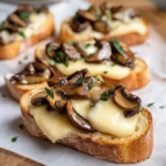 Mushroom & Brie Crostini