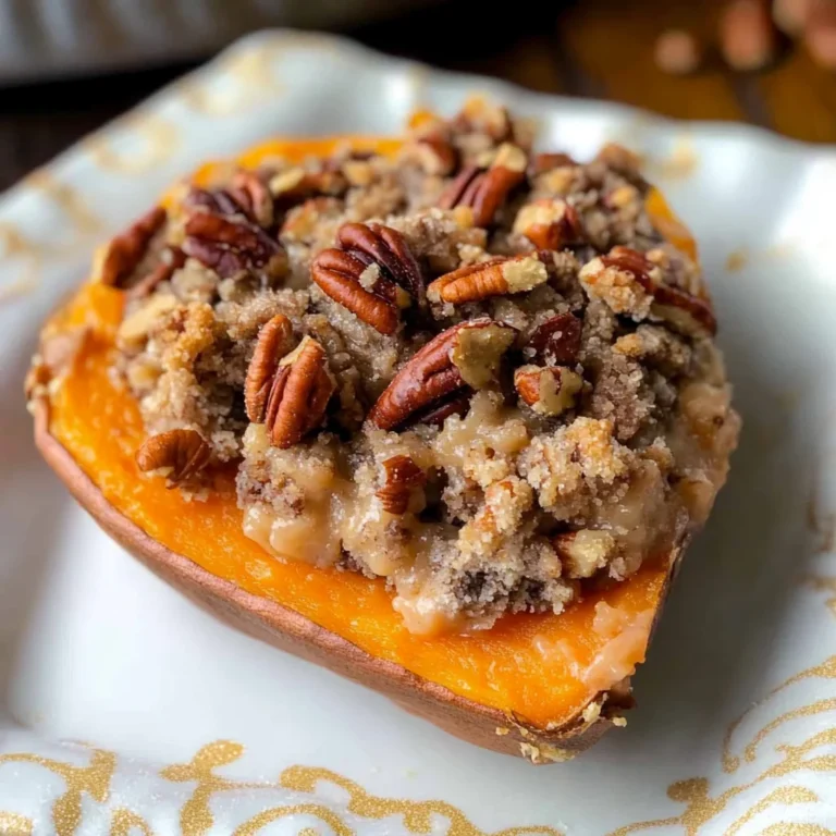 Pecan pie double baked sweet potatoes