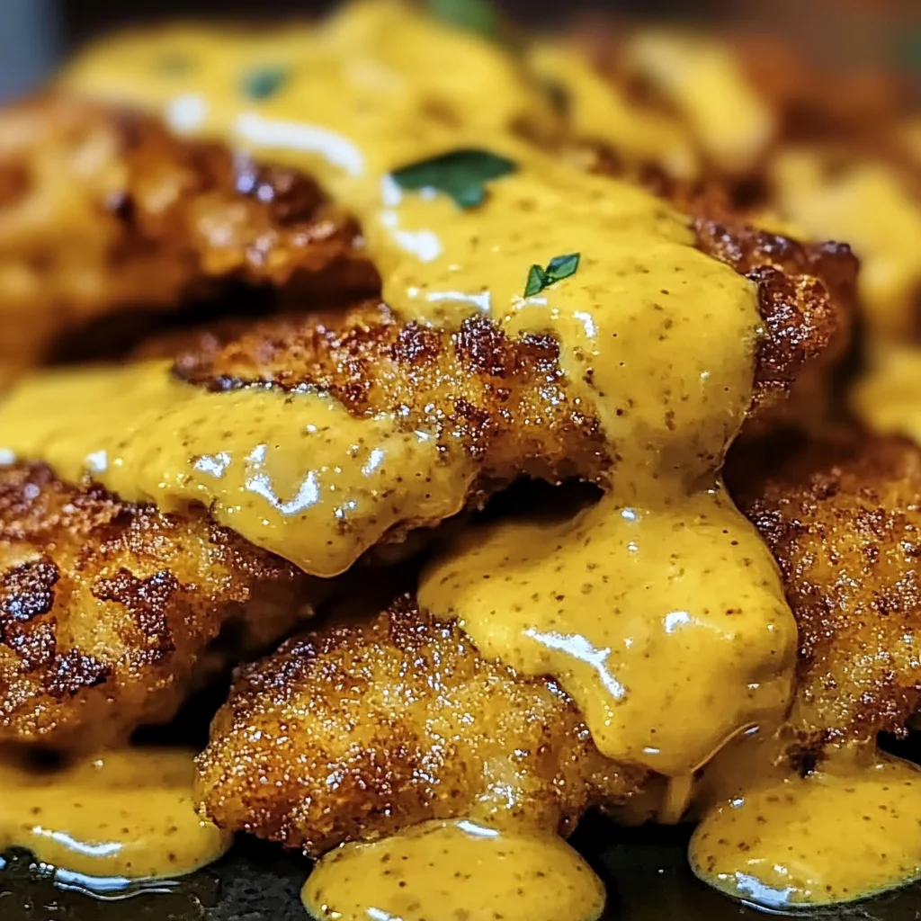 Pretzel Chicken with Mustard-Cheddar Sauce: An Amazing Ultimate Recipe
