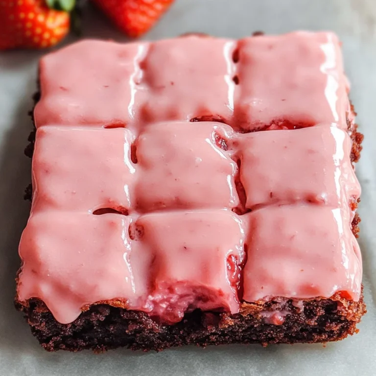 Strawberry Brownies