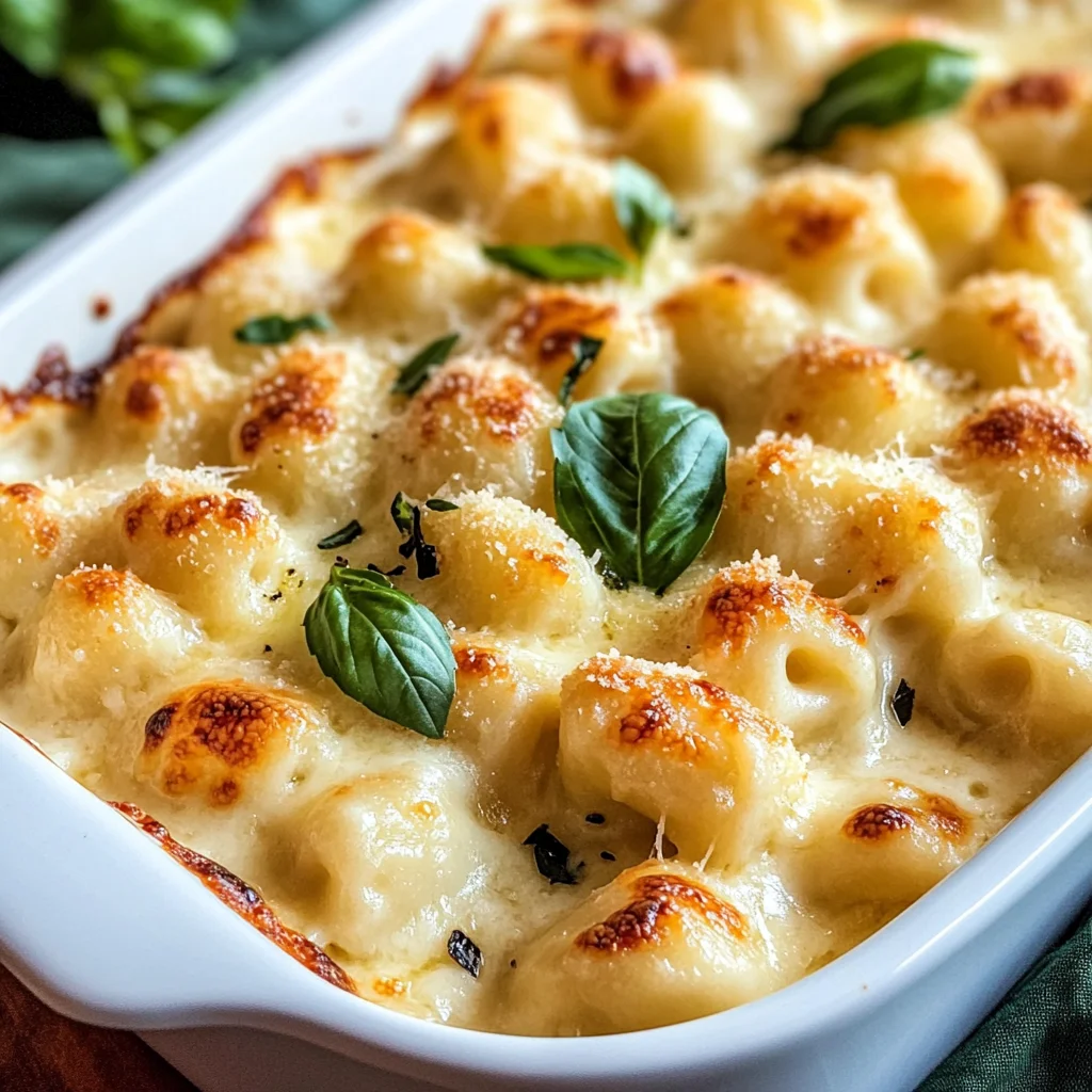Tasty Baked Gnocchi Mac and Cheese