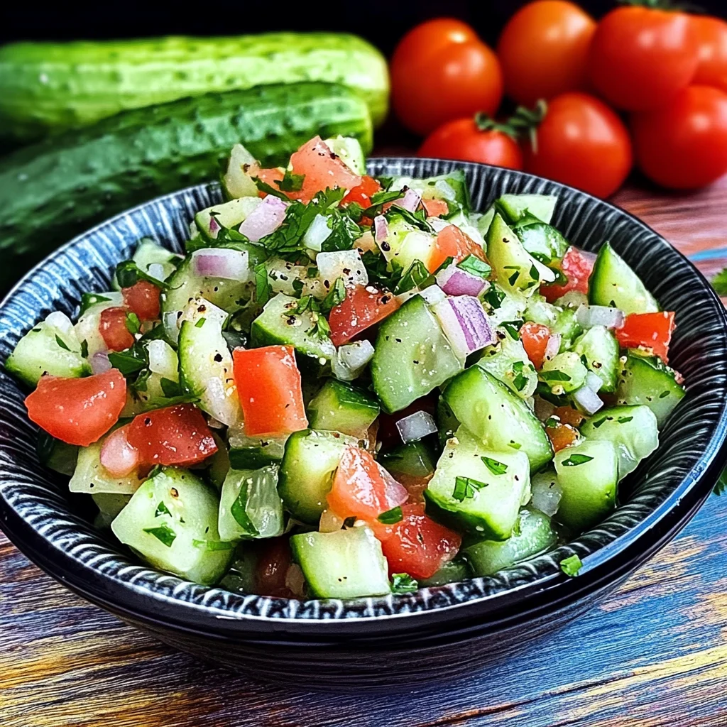 crisp cucumber salsa