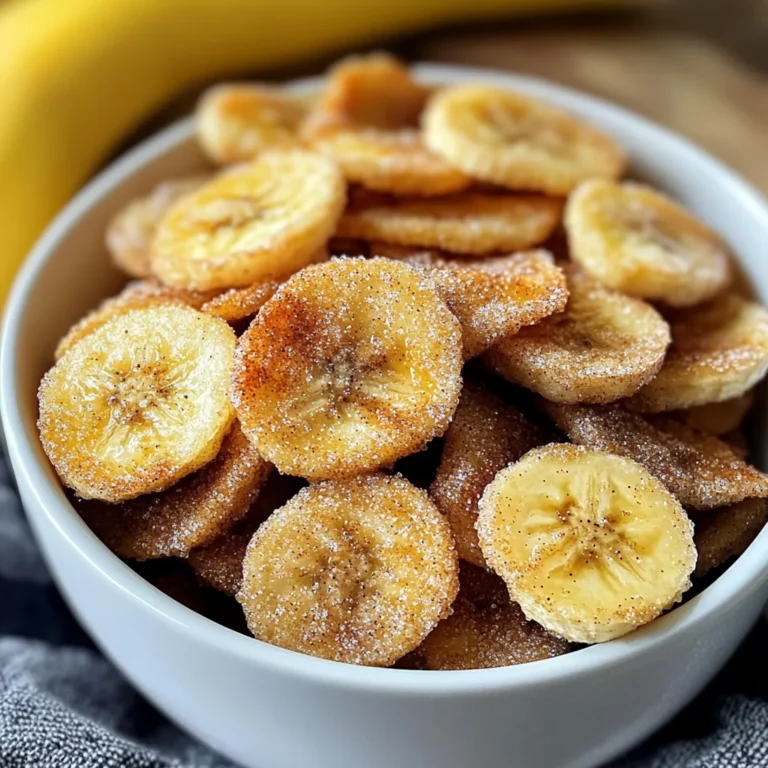 Air Fryer Cinnamon Banana Chips