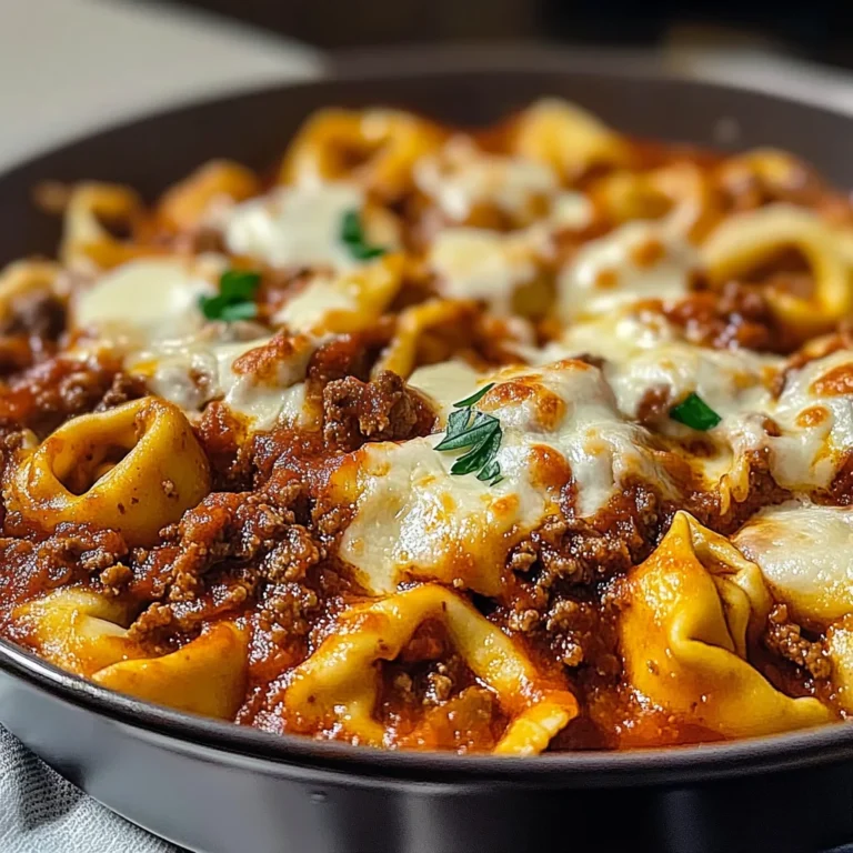 Beefy Tortellini Bake