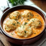 Best Tomato Soup with Cheddar Bay Dumplings