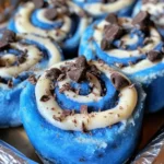 Cookie Monster Cinnamon Rolls Recipe