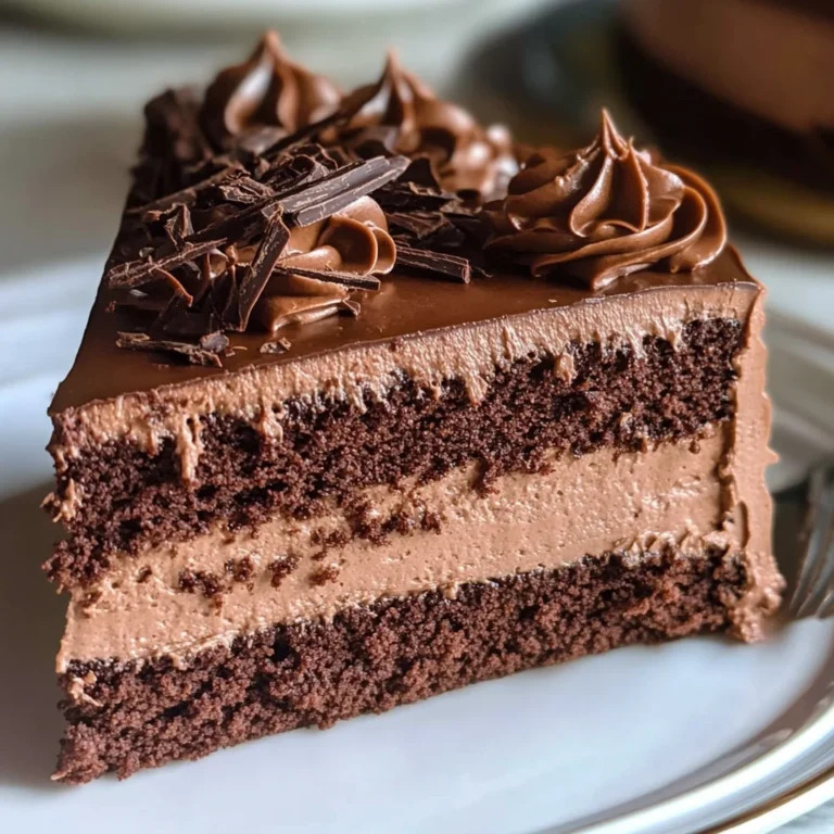 Easy Chocolate Mousse Cake Recipe