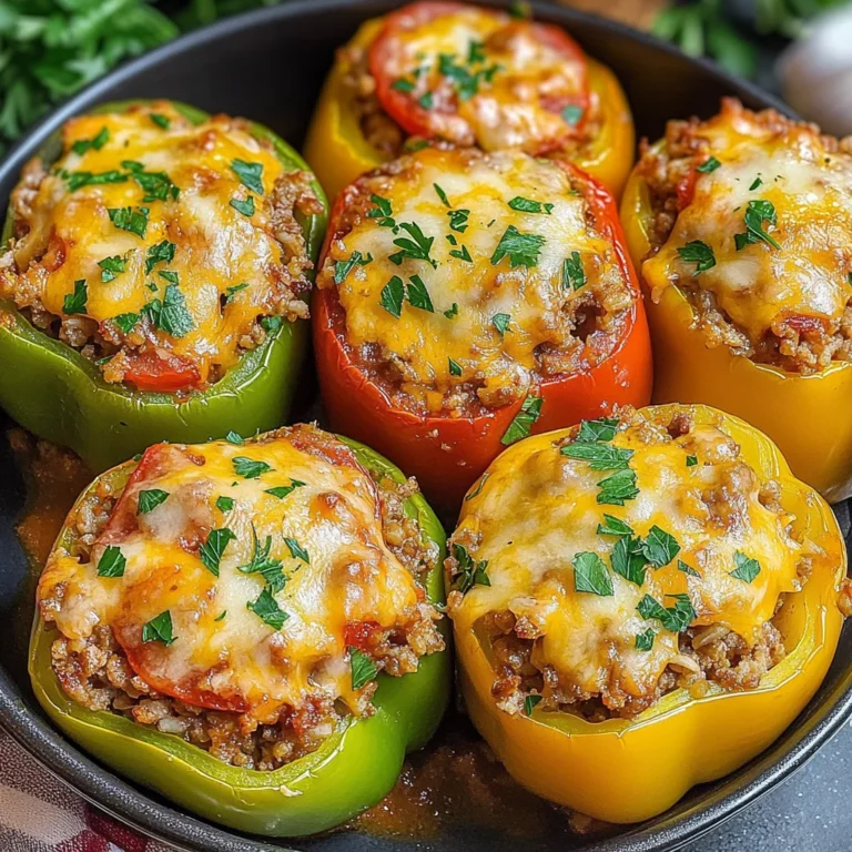 Easy Stuffed Bell Peppers Recipe