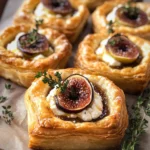 Goat Cheese and Fig Puff Pastry Tarts