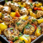 Hawaiian Chicken Sheet Pan Dinner