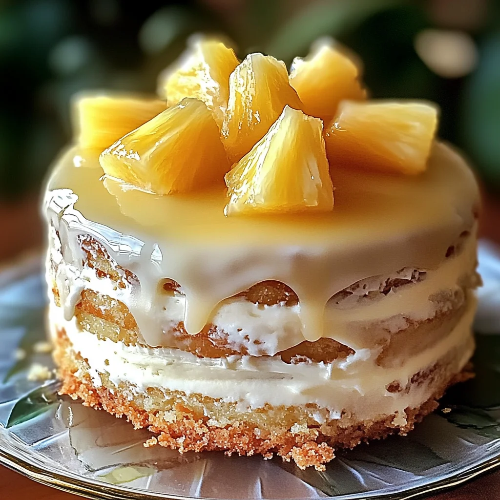 Juicy Pineapple Heaven Cake