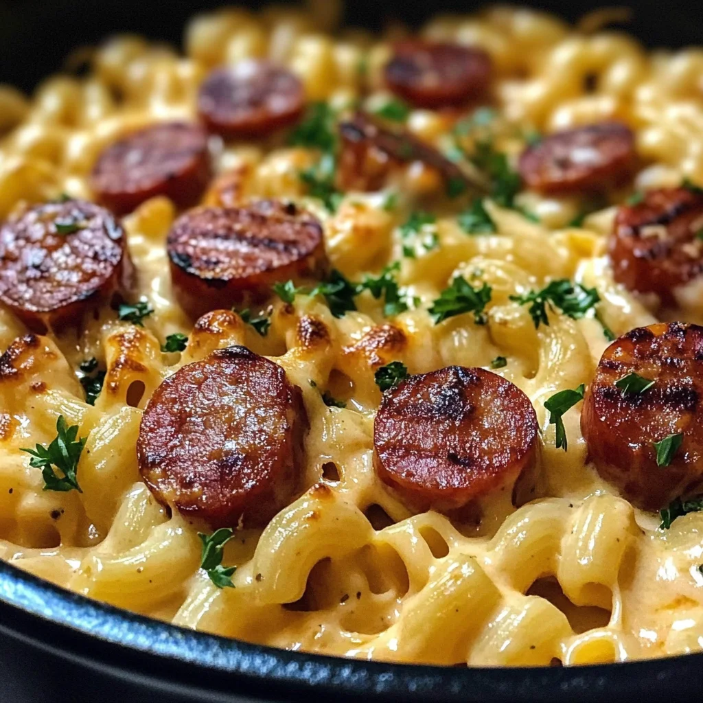 One-Pot Kielbasa Mac and Cheese