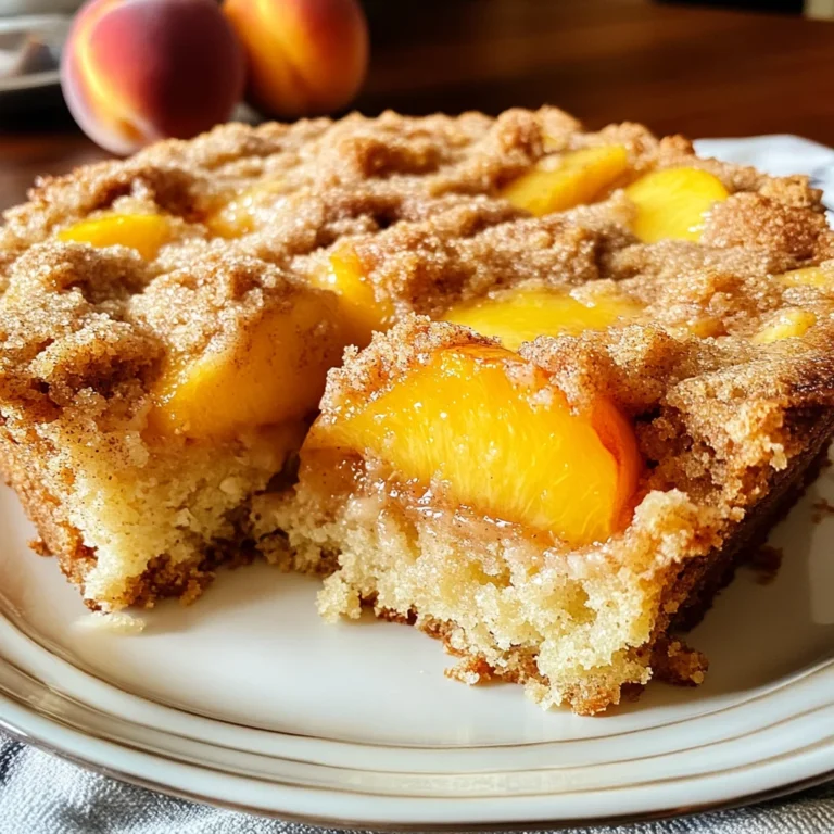 Peach Coffee Cake