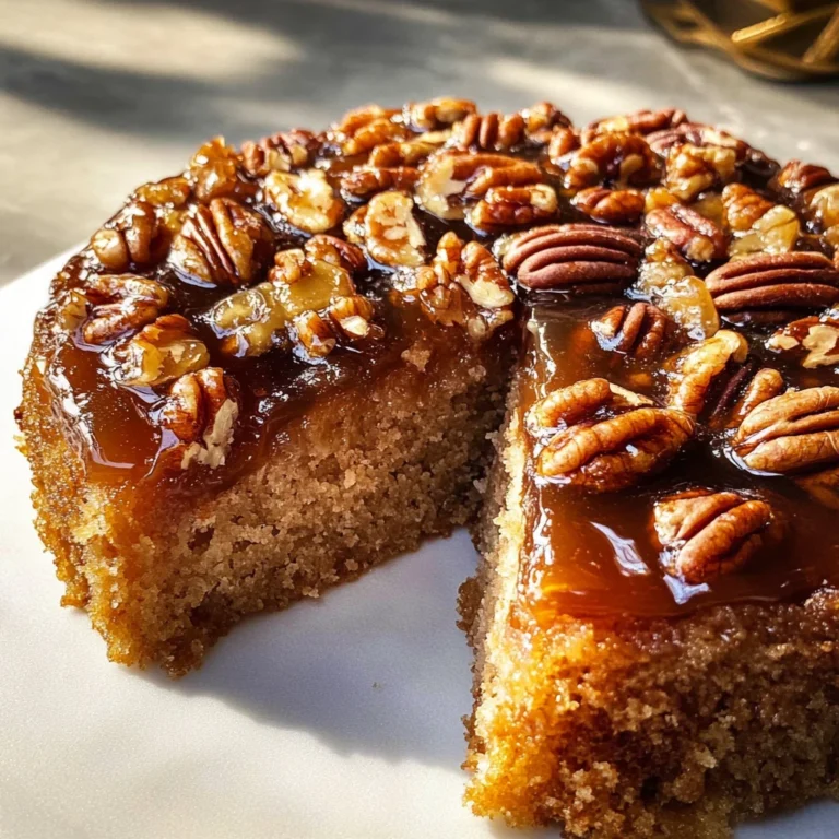 Pecan Upside Down Cake