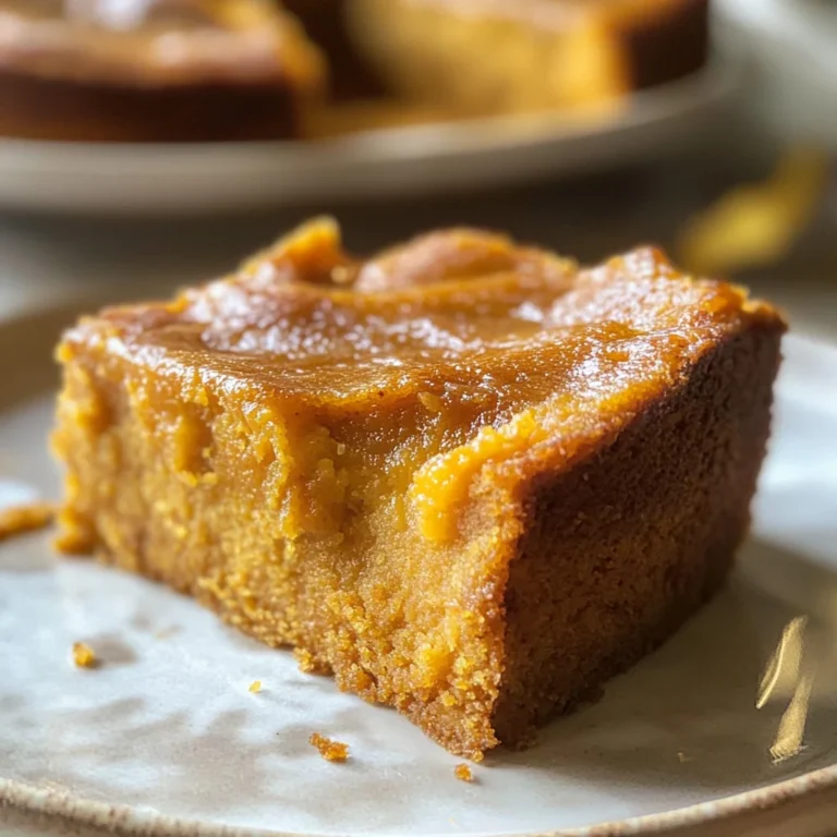 Pumpkin Gooey Butter Cake Recipe