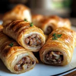 Savory French Onion Sausage Rolls