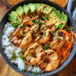 Shrimp Rice Bowls with Spicy Mayo