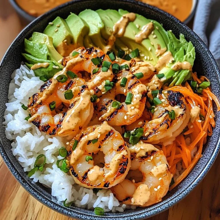 Shrimp Rice Bowls with Spicy Mayo