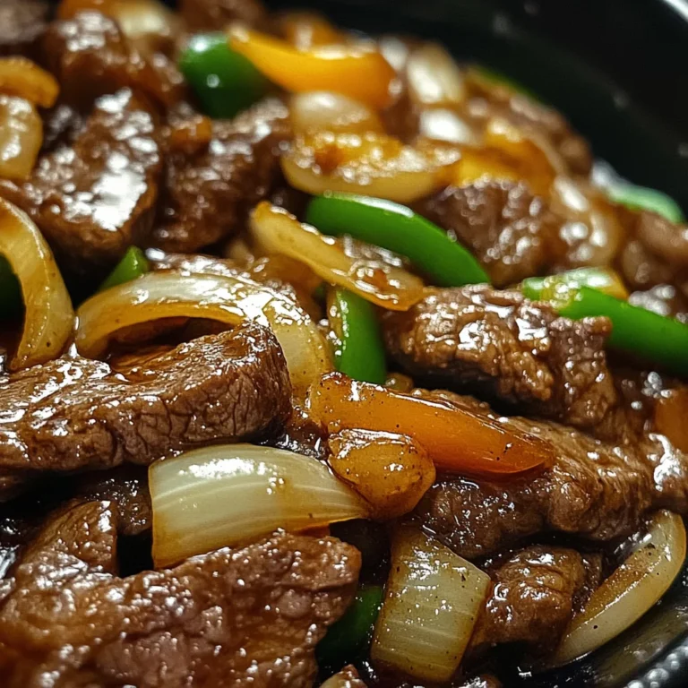 Sizzling Chinese Pepper Steak with Onions