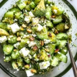 Smashed Cucumber Salad - With Feta and Dill