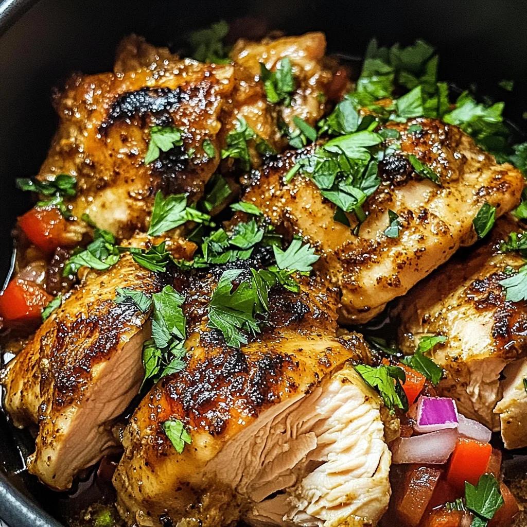Spiced Yogurt-Marinated Chicken Thighs