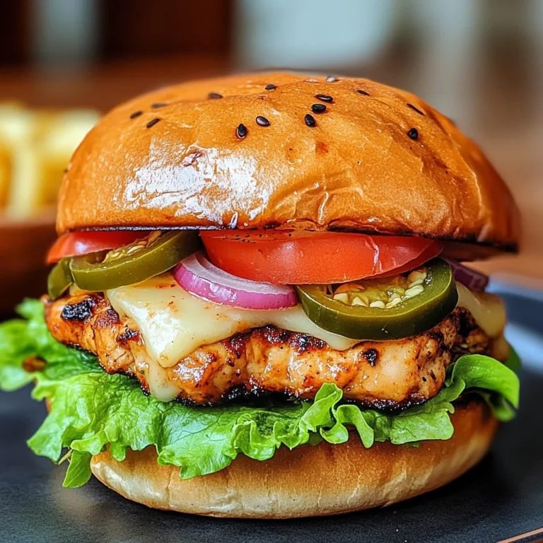 Spicy Chipotle Chicken Burger