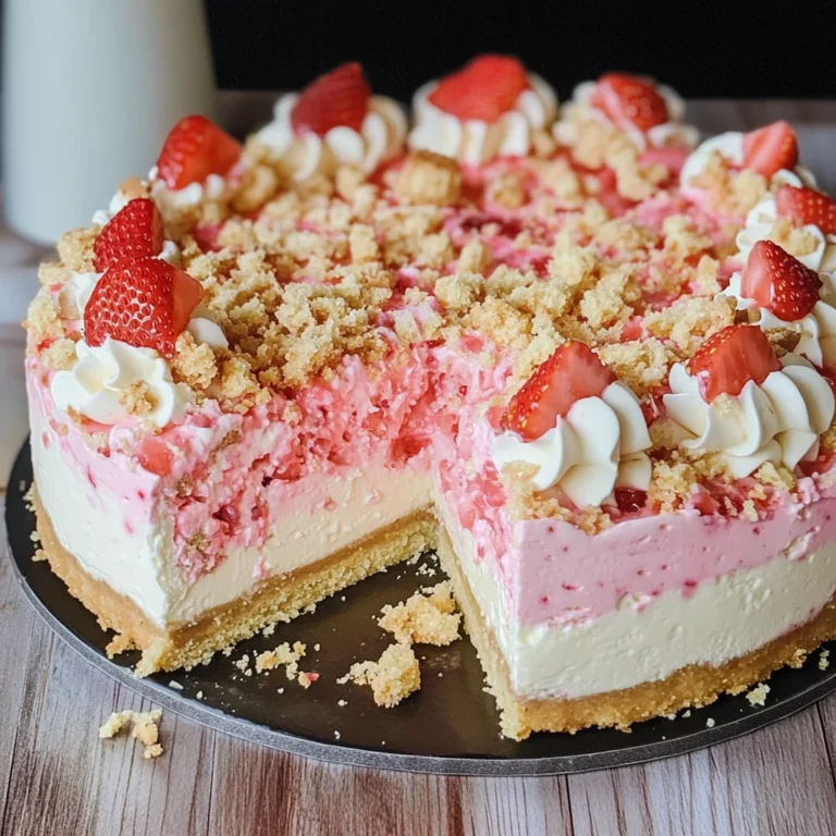 Strawberry Crunch Cheesecake