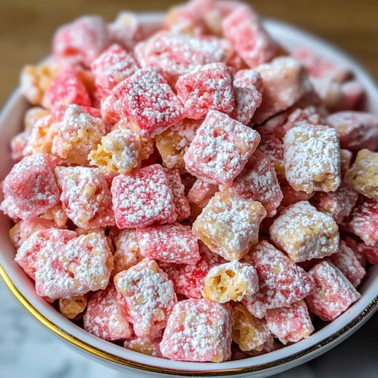 Strawberry Shortcake Puppy Chow