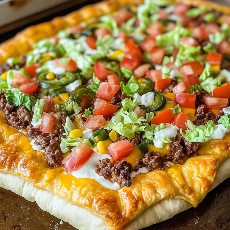 Taco Pizza Appetizer: A Delightful Fusion of Flavors