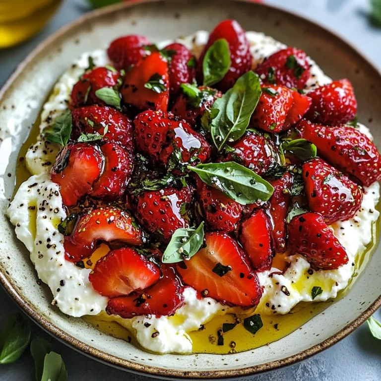 Whipped Feta with Roasted Strawberries: A Flavorful Delight You Can’t Resist