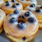 Baked Blueberry Donuts