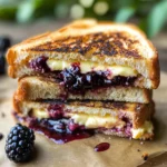 Balsamic Blackberry Brie Grilled Cheese