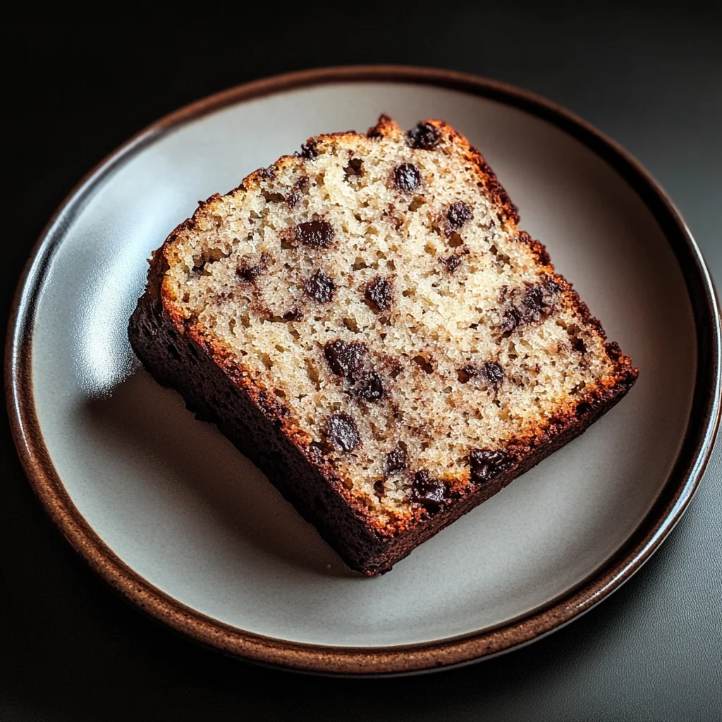 Banana Bread Recipe with Chocolate Chips