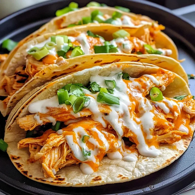 Buffalo Chicken Tacos Recipe