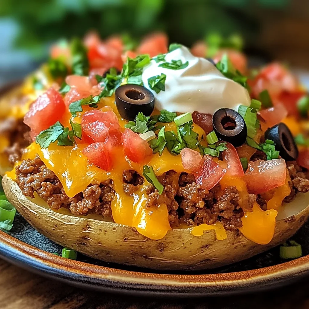 Cheesy Taco Potatoes