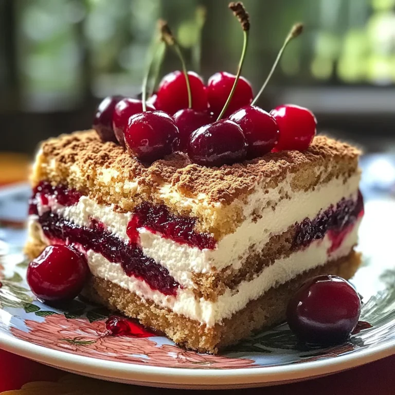 Cherry Amaretto Tiramisu Dessert: A Decadent Twist on a Classic Italian Treat