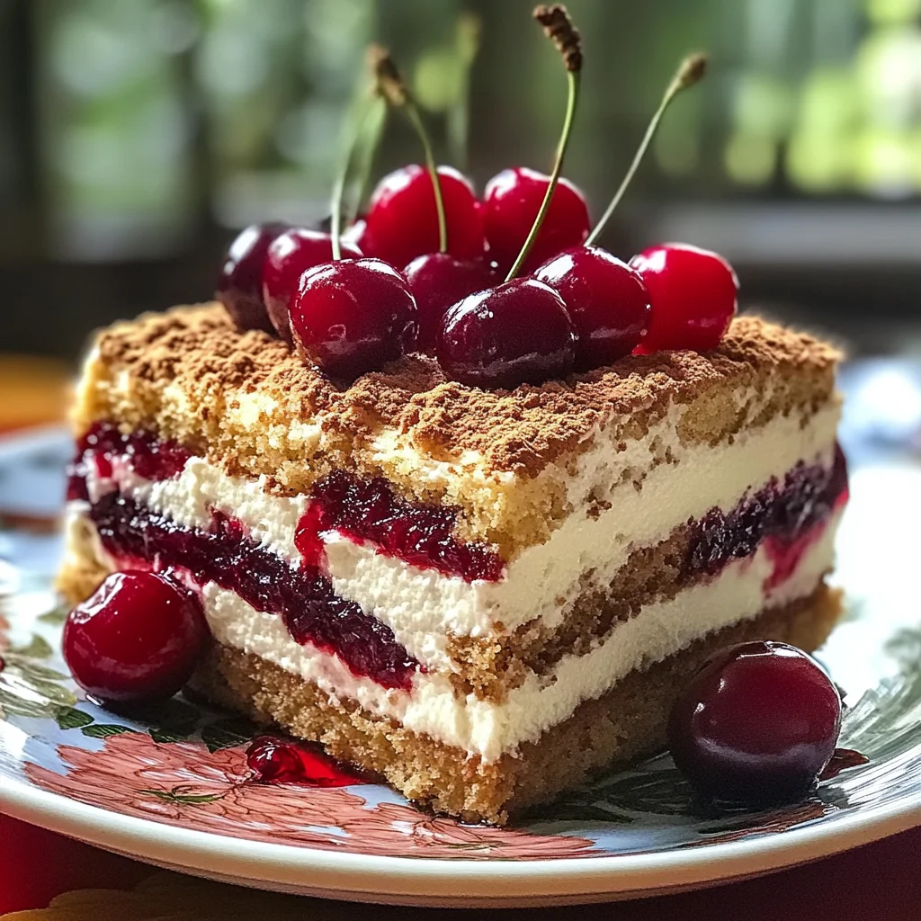 Cherry Amaretto Tiramisu Dessert: A Decadent Twist on a Classic Italian Treat