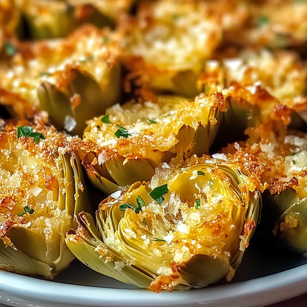 Crispy Parmesan Artichoke Hearts