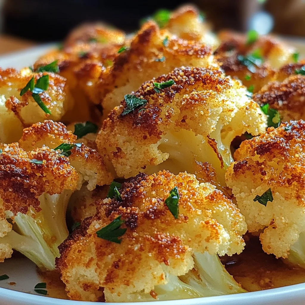 Crispy Roasted Cauliflower