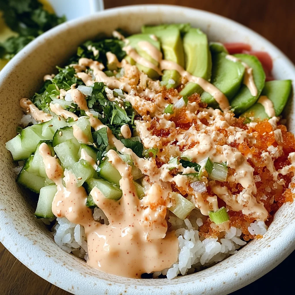 Crunch Roll Sushi Bowl